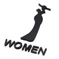 thumbnail image 1 of Letrero de WC Letrero de puerta de baño Letrero universal para hombres y mujeres Letrero de baño Inodoro Mujer S, 1 of 9