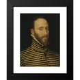 thumbnail image 2 of Frans Pourbus The Elder 12x14 Black Modern Framed Museum Art Print Titled - Portrait of a Knight of the Order of Calatrava, Probably of the Sorias or Soreau Lineage (Sorel) (1555 - 1581), 2 of 5