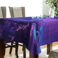 thumbnail image 5 of Yayeee Tablecloths 54" x 54" Rectangle Wrinkle Resistant Party Table Cover, Blue Road, 5 of 8
