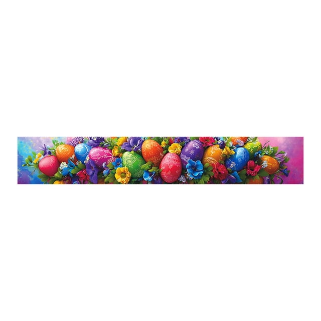zhangmingg Easter Decorative Banner Heartfelt Celebration Party Sign for Home Festive Spring Holiday