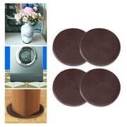 Furniture anti slip pad Coasters for Chair Table Bed Pianos Cribs Dark Brown