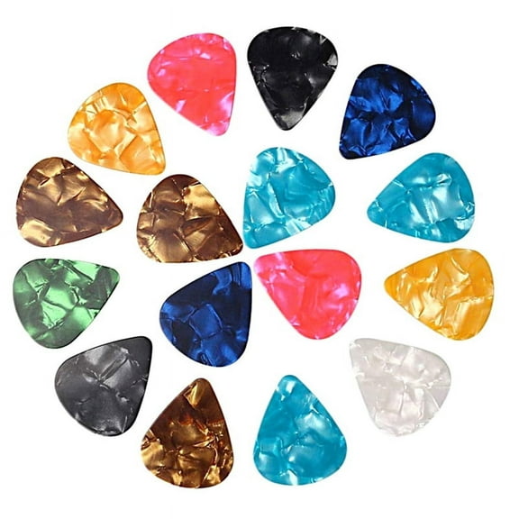 100PCS Guitar Picks, 0.46mm Thickness Celluloid Guitar Pick