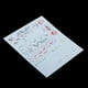 thumbnail image 4 of Modelo de Calcomanía Etiqueta de Tobogán de Agua Modelo de Herramientas para 1: 100 Reemplazos de Yotijar Etiqueta adhesiva MG, 4 of 9