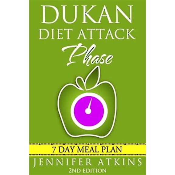 Pre-Owned Dukan Diet: Attack Phase Meal Plan: 7 Day Weight Loss Plan (Paperback) by Jennifer Atkins