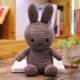 thumbnail image 3 of Muñeco de conejo blanco de juguete para niños, respaldo para dormir, lindo conejo de peluche, muñeco de acompañamiento para bebé, regalo de cumpleaños para niños, 3 of 5