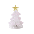 thumbnail image 3 of Tabletop Christmas Night Light, Lighted Mini Glass Christmas Tree with Star Topper, Festive Holiday Centerpiece for Home Mantel Shelf Office Desk Party Decoration, 3 of 7