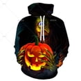 thumbnail image 1 of Sudaderas con capucha de bruja vieja para hombres y mujeres, sudaderas con capucha con estampado 3D de cabeza de calabaza malvada para Halloween, jerséis para niños, Tops de Festival, abrigo, nuevo, 1 of 4