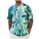 thumbnail image 2 of Tops para hombre, blusas y camisas de cuello redondo y manga corta para hombre, blusas casuales de moda con cuello redondo y manga corta para hombre, blusas de poliéster para hombre, 2 of 5