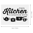 thumbnail image 2 of unbranded Stickers De Pared Para Cocina En PVC Negro Impermeable Y Fácil De, 2 of 8