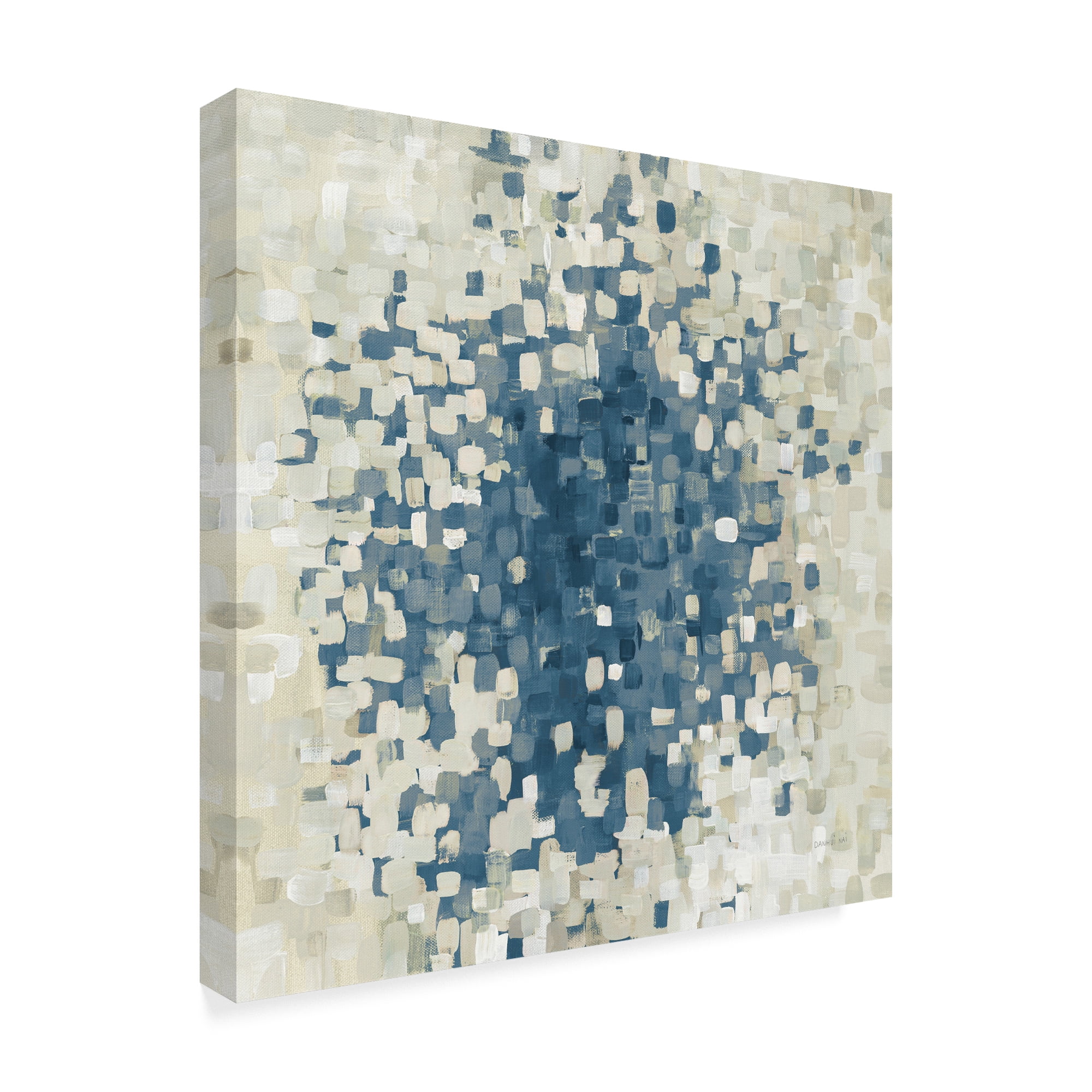 Trademark Fine Art 'Summer Blocks Blue' Canvas Art by Danhui Nai