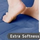 thumbnail image 3 of Juego de alfombras de baño de espuma viscoelástica Yimobra, color azul marino, 3 of 6