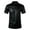 Black, variant on HBYJLZYG Golf Shirts For Men Short Sleeve Casual Button Shirts Summer Shiny Stage Style Sport Fitness Tops Gold