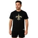 thumbnail image 1 of NFL Playera Aficionado Básica New Orleans Saints Negro para Hombre, Talla Grande, 1 of 5