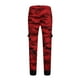 thumbnail image 4 of Pantalones largos para hombre con cordón, cintura elástica, múltiples bolsillos, pantalones casuales para hombre, 4 of 5