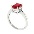thumbnail image 2 of Clara Pucci 14K White Gold 1.75ct Tourmaline Solitaire Ring for Women, 2 of 8