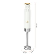 Beautiful Cordless Immersion Blender with Chopper, Whisk & Measuring Cup, White Icing by Drew Barrymore
