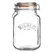 Kilner Square Swing Top Glass Jar | 1.5L