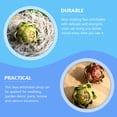 thumbnail image 6 of TABLZONE Set of 4 Green Artificial Artichoke Plants for Home Decor, Faux Plastic Bonsai Ornaments, Indoor Decorative Accents, 6 of 6