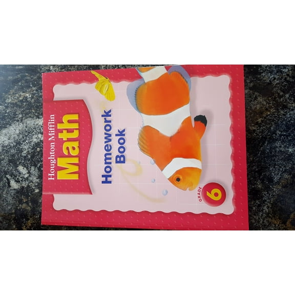 Mathmatics Homework Book Consumable Level 6: Houghton Mifflin Mathmatics (Hm Math 2005)