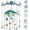 A, variant on Ocean-Themed Crystal Wind Chime, Stained Acrylic Sea Turtle Whale Dolphin Hanging Suncatcher with Prism Drops, Coastal Beach Glow Outdoor Decor for Garden Yard Patio Porch Window (A)