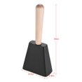 thumbnail image 5 of Wood+Metal Stick Drum Percussion Instrument Musical Gift Playing Cowbell With Plastic Mallet, 5 of 5