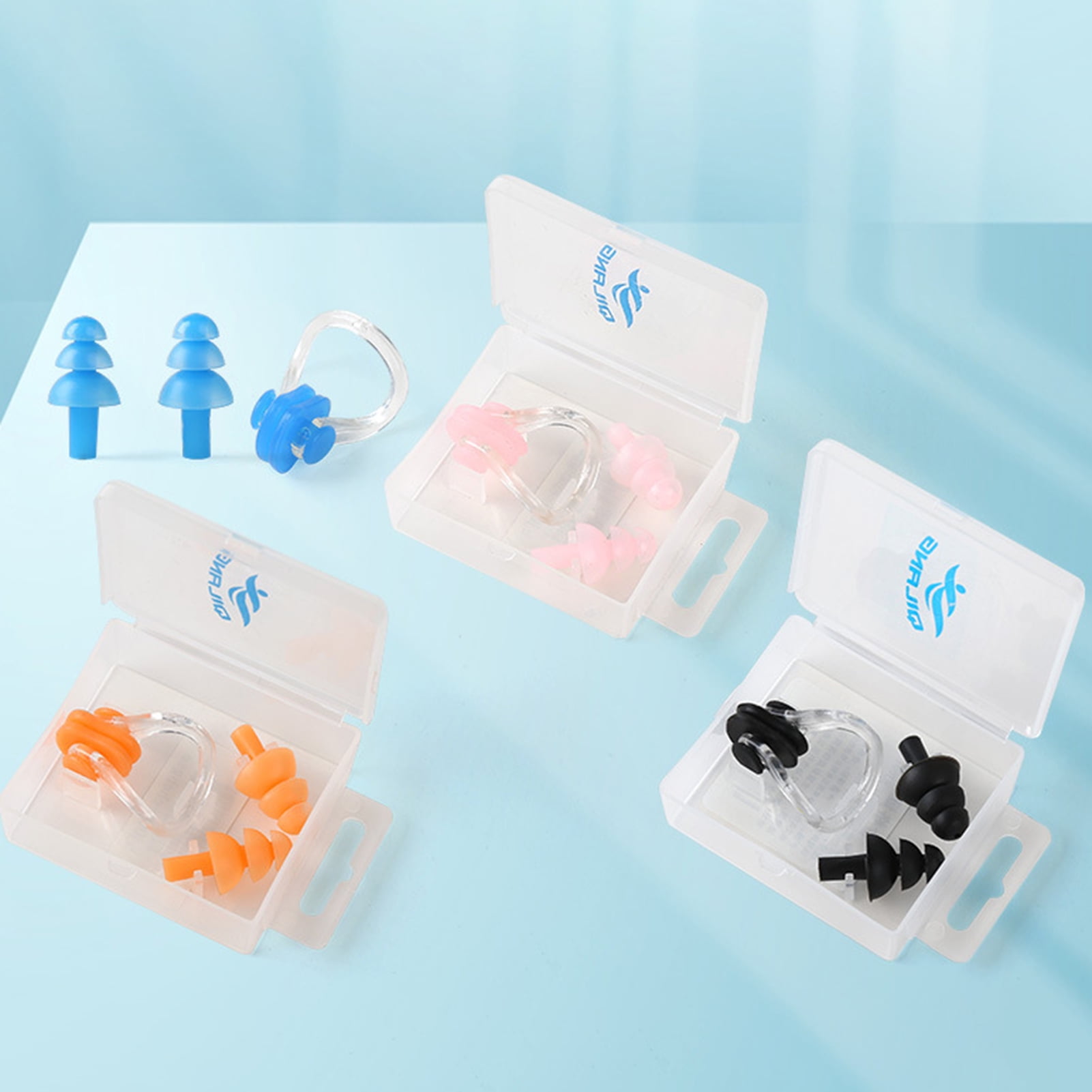 Swim Ear plugs and Nose Clip Set by Utopia Fitness