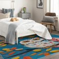 thumbnail image 3 of Owl Leaves Area Rug 6X8 Living Room, Cute Cow Rugs for Bedroom,Rug Decorations, Boys Girls Teens Room Carpets Fluffy Washable, Soft Ultra-Thin Non Shedding Non Slip Non Toxic Area Rug 17&-70, 3 of 7
