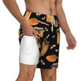 thumbnail image 4 of Xecao Bee and Honey for Men's Swimming Trunks Swim Trunks Quick Dry Swim Shorts with Mesh Lining Funny Swimwear Bathing Suits, 4 of 9