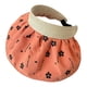 thumbnail image 1 of 56-60 cm circunferencia del sombrero concha ajustable sombrero de copa vacío sombrero de playa de verano para mujer sombrero de protección solar plegable, 1 of 5