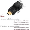 thumbnail image 3 of KSRplayer 2 Pzas Repetidor HDMI, Extensor de Cable de Red HDMI a RJ45 por Cat 5e / 6 1080p hasta 30M Extensor Repetidor para HDTV HDPC PS4 STB 4K 2K, 3 of 9