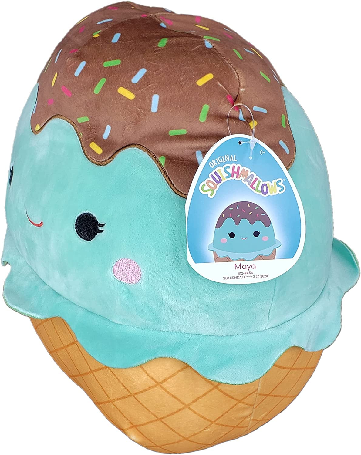  Squishmallows Flip-A-Mallows 12-Inch Mint Ice Cream and Toasted  Cinnamon Roll Plush - Add Maya and Chanel to Your Squad, Ultrasoft Stuffed  Animal Medium-Sized Official Kelly Toy Plush : Toys & Games