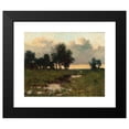 thumbnail image 2 of Arthur Hoeber 18x15 Black Modern Framed Museum Art Print Titled - Twilight, 2 of 5