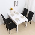 thumbnail image 2 of Nvzi Fundas para sillas de comedor, paquete de 6, fundas para sillas de sala de estar, fundas para sillas extraíbles,fundas elásticas para sillas para fiestas, banquetes, bodas, eventos, hoteles, 2 of 3