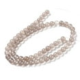 thumbnail image 2 of 5pcs Natural Grey Agate Bead Strands Round Grade A 6mm Hole: 1mm about 62pcs/strand 15 inch, 2 of 3