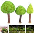 thumbnail image 3 of 3Pcs Micro Landscape Ornaments Resin Tree Bonsai Flowerpot Decorations, 3 of 5