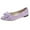 Purple, variant on Xfvqtps Ladys Single Shoes Bowknot Suede Surface Pointy Toe Flat Bottom Soft Sole Fashion Work Casual Shoes Spring and Summer New Shallow Mouth Slip on Flat Shoes Red