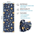 thumbnail image 2 of Blue Sun Moon Cloud Planet Eye Hourglass Pattern Hot Yoga Mat Towel Non Slip for Hot Yoga - Quick-Drying Yoga Mat Cover with 4 Corner Pockets with Travel Bag - Hot Yoga Towel Non Slip 74"x26", 2 of 6