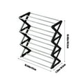 thumbnail image 3 of VBODN Shoe Organizer,Shoe Rack,4-Tier Shoe Rack, Shoe Storage,Foldable Shoe Rack,Shoe Rack Container,Shoe Rack For Front Door Entrance, 3 of 6