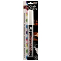 Marvy Uchida Bistro Chalk Marker, Broad Tip, White, 551740230