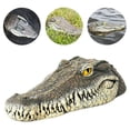 thumbnail image 4 of Kmbangi Resin Crocodile Head, Simulation Shape Sculpture Craft Floating Animal Decoration, 4 of 9
