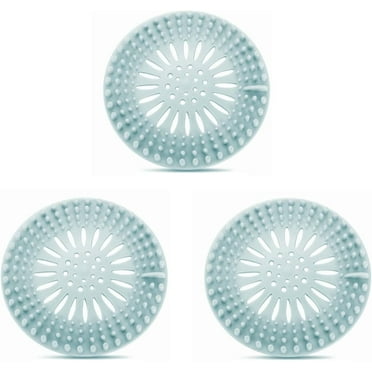 Hair Catcher Bathtub Drain Hair Catcher Hair Stopper Shower Drain Covers Bathtub Drain Strainers Protectors Drain Hair Catcher for Floor,Laundry,Kitchen Bathroom, 3 Pack