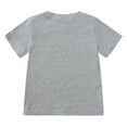thumbnail image 7 of Yammkia Toddler Baby Boy Girl Short Sleeve Crew Neck T Shirt Pullover Summer Basic Tee Solid Casual Clothes 12 18 Months 2T-7T,Grey 3-4 Years, 7 of 7
