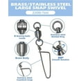 thumbnail image 3 of BLUEWING Double Outrigger Rigging Kit All-in-One Kit with 400lb Mono Line, Release Clips, Pulley, Snap Swivels, Crimps, Ball Stops and Rings for Outrigger Setup, 3 of 7