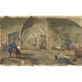 thumbnail image 2 of William Simpson 14x11 Gold Ornate Wood Frame and Double Matted Museum Art Print Titled - Interior of Fort Nicholas, Sebastopol, Crimea, 2 of 4