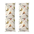 thumbnail image 1 of Balery Little Birds Funda Protectora para Almohada Corporal de Algodón Hipoalergénico con Cierre(55 x 21 pulgadas), Almohadas No Incluidas, 1 of 7