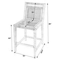 thumbnail image 7 of Butler Specialty Company Brielle 24" Rattan Counter Stool with Back - Natural, 7 of 7