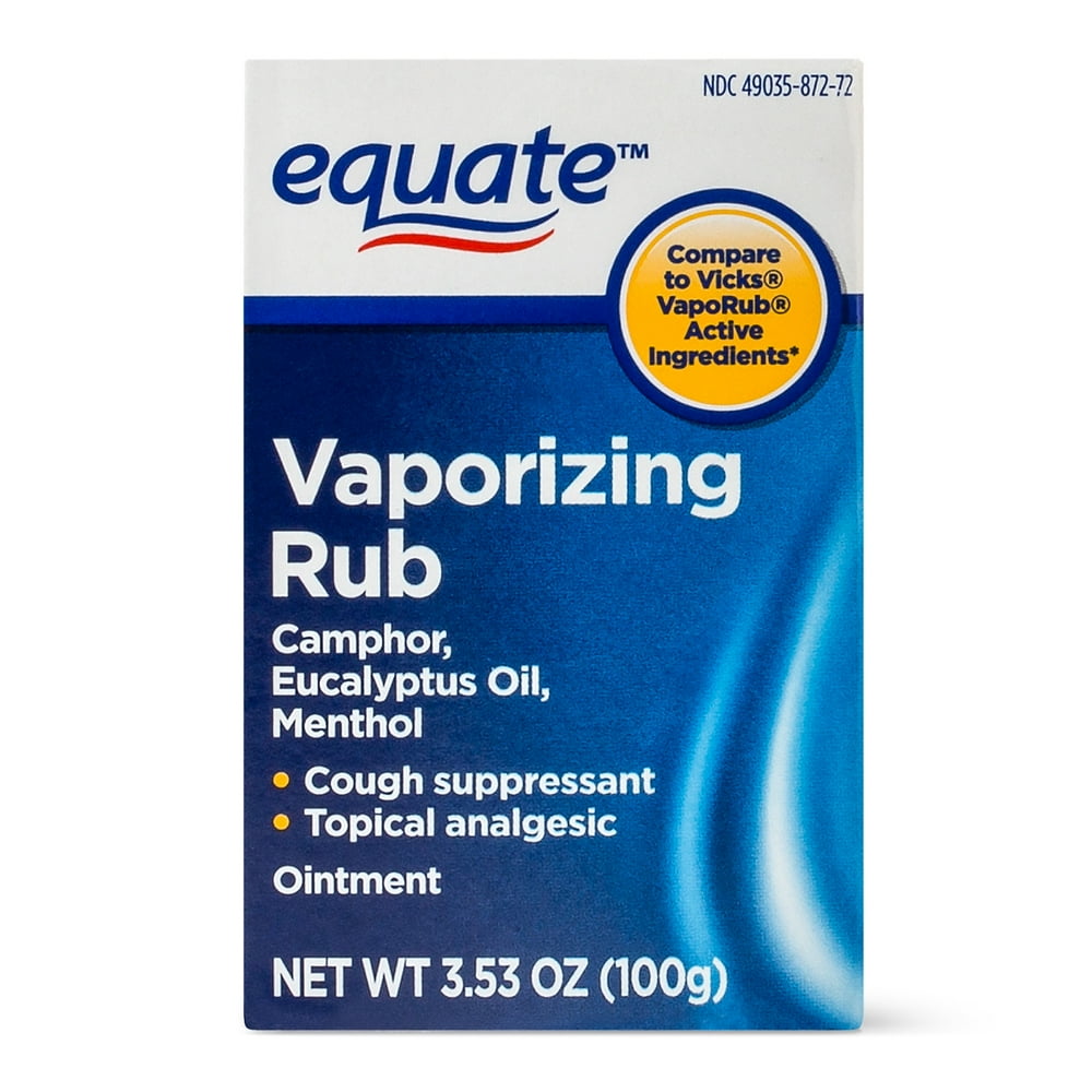 Equate Vaporizing Rub Ointment, 3.53 oz