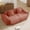 Red, variant on Leumius 78" Velvet Sofa for Living Room,Oversized Cloud Boneless Couch with Deep Seat,No Assembly Required,Red