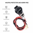 thumbnail image 4 of Cigarette Lighter Socket 12V Car Boat RV Female Power Outlet with Cover Wiring, 4 of 12