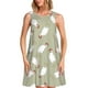 thumbnail image 1 of Easygdp Funny Chicken para Vestido Transpirable de Mujer, Vestido Suelto de Manga Corta con Pliegues y Bolsillos para el Verano, 1 of 7